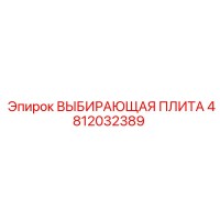 4812032389 ВЫБИРАЮЩАЯ ПЛИТА Epiroc