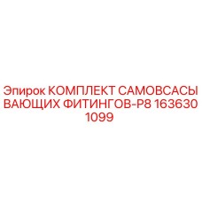 1636301099 КОМПЛЕКТ САМОВСАСЫВАЮЩИХ ФИТИНГОВ-P8 Epiroc