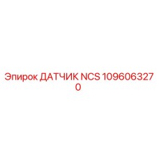 1096063270 ДАТЧИК NCS Epiroc
