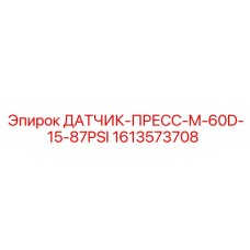 1613573708 ДАТЧИК-ПРЕСС-M-60D-15-87PSI Epiroc