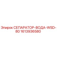 1613936580 СЕПАРАТОР-ВОДА-WSD-80 Epiroc