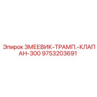 9753203691 ЗМЕЕВИК-ТРАМП.-КЛАПАН-300 Epiroc