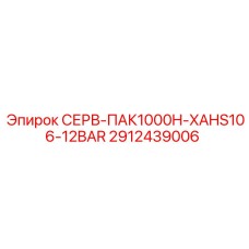 2912439006 СЕРВ-ПАК1000H-XAHS106-12BAR Epiroc