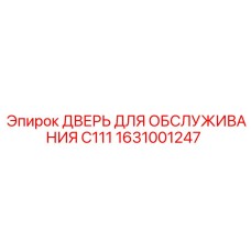 1631001247 ДВЕРЬ ДЛЯ ОБСЛУЖИВАНИЯ C111 Epiroc