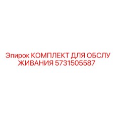 Комплект для обслуживания буровой установки Epiroc с номером детали 5731505587