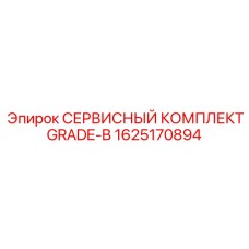 Сервисный комплект GRADE-B 1625170894 для техники Epiroc