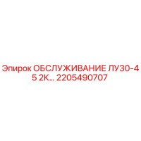 2205490707 ОБСЛУЖИВАНИЕ ЛУ30-45 2К Epiroc