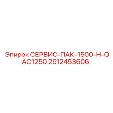 2912453606 СЕРВИС-ПАК-1500-H-QAC1250 Epiroc