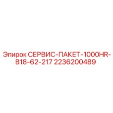 2236200489 СЕРВИС-ПАКЕТ-1000HR-B18-62-217 Epiroc