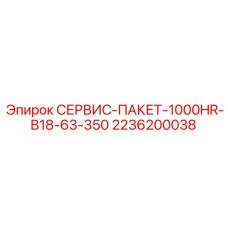 2236200038 СЕРВИС-ПАКЕТ-1000HR-B18-63-350 Epiroc