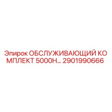2901990666 ОБСЛУЖИВАЮЩИЙ КОМПЛЕКТ 5000H Epiroc