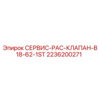 2236200271 СЕРВИС-PAC-КЛАПАН-B18-62-1ST Epiroc