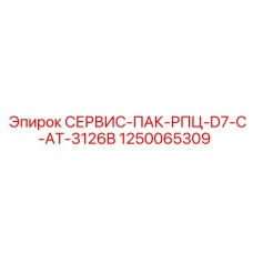 1250065309 СЕРВИС-ПАК-РПЦ-D7-C-AT-3126B Epiroc