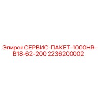 2236200002 СЕРВИС-ПАКЕТ-1000HR-B18-62-200 Epiroc