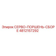 4812157292 СЕРВО-ПОРШЕНЬ-СБОРЕ Epiroc