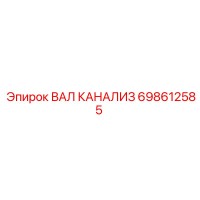 698612585 ВАЛ КАНАЛИЗ Epiroc