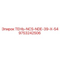 9753242506 ТЕНЬ-NCS-NDE-39-X-54 Epiroc