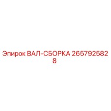 2657925828 ВАЛ-СБОРКА Epiroc