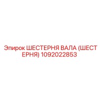 1092022853 ШЕСТЕРНЯ ВАЛА (ШЕСТЕРНЯ) Epiroc