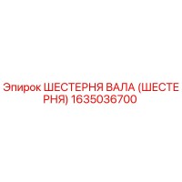1635036700 ШЕСТЕРНЯ ВАЛА (ШЕСТЕРНЯ) Epiroc