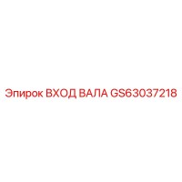 GS63037218 ВХОД ВАЛА Epiroc