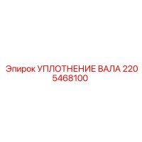 2205468100 УПЛОТНЕНИЕ ВАЛА Epiroc