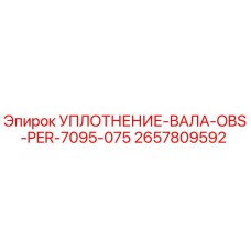 2657809592 УПЛОТНЕНИЕ ВАЛА OBS PER 7095 075 Epiroc