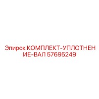 57695249 КОМПЛЕКТ-УПЛОТНЕНИЕ-ВАЛ Epiroc