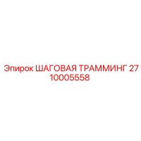 2710005558 ШАГОВАЯ ТРАММИНГ Epiroc