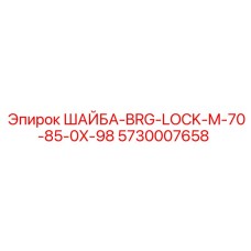 ШАЙБА-BRG-LOCK-M-70-85-0X-98 5730007658 Epiroc