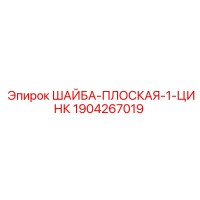 1904267019 ШАЙБА-ПЛОСКАЯ-1-ЦИНК Epiroc