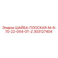 303127404 ШАЙБА-ПЛОСКАЯ-M-6-70-22-0X4-0T-Z Epiroc