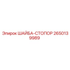 2650139989 ШАЙБА-СТОПОР Epiroc