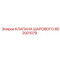 852001079 КЛАПАНА ШАРОВОГО (Epiroc)