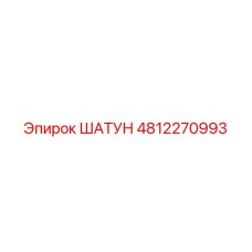 4812270993 ШАТУН Epiroc