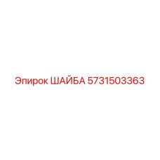 Изображение шайбы Epiroc с номером 5731503363 для SEO