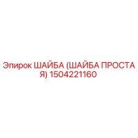 1504221160 ШАЙБА (ШАЙБА ПРОСТАЯ) Epiroc