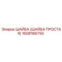 1608166755 ШАЙБА (ШАЙБА ПРОСТАЯ) Epiroc