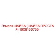 1608166755 ШАЙБА (ШАЙБА ПРОСТАЯ) Epiroc