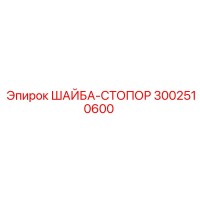 3002510600 ШАЙБА-СТОПОР Epiroc