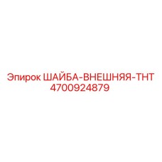 4700924879 ШАЙБА-ВНЕШНЯЯ-THT Epiroc