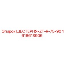 1616613906 ШЕСТЕРНЯ-ZT-R-75-90 Epiroc