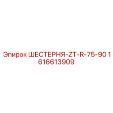 1616613909 ШЕСТЕРНЯ-ZT-R-75-90 Epiroc