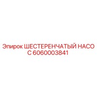 6060003841 ШЕСТЕРЕНЧАТЫЙ НАСОС Epiroc