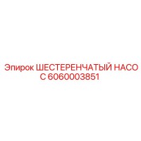 6060003851 ШЕСТЕРЕНЧАТЫЙ НАСОС Epiroc