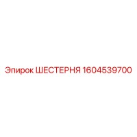 1604539700 ШЕСТЕРНЯ Epiroc