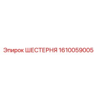 1610059005 ШЕСТЕРНЯ Epiroc