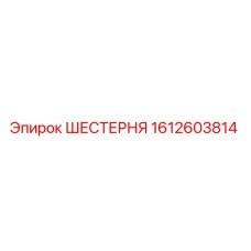 1612603814 ШЕСТЕРНЯ Epiroc