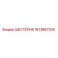 1613867200 ШЕСТЕРНЯ Epiroc