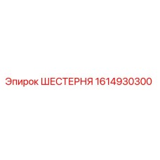 1614930300 ШЕСТЕРНЯ Epiroc